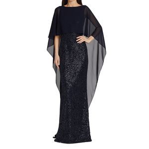 Teri Jon by Rickie Freeman Capelet Gown US 10 $980